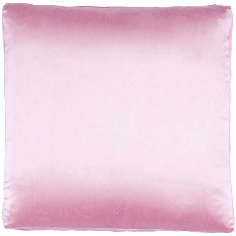 Housse de coussin Silk Dupioni, Rose