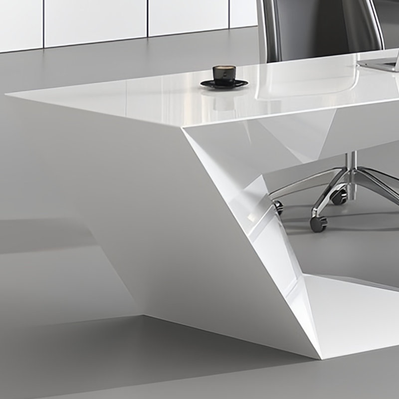 Bureau simple et moderne, H 29,53 po x l 78,74 po x P 31,5 po