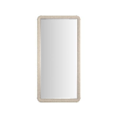 Salver Solid + Manufactured Wood Rectangle Mirror