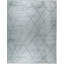 Gray Hand-Knotted Wool Diamond Weave Modernist Design Modern Contemporary Carpet Rug-1222144414