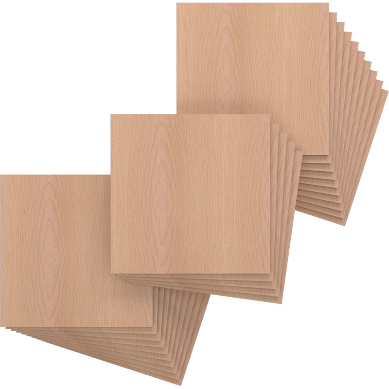 Planches en bois, Aulne, H 15,75 po x l 15,75 po x P 0,38 po