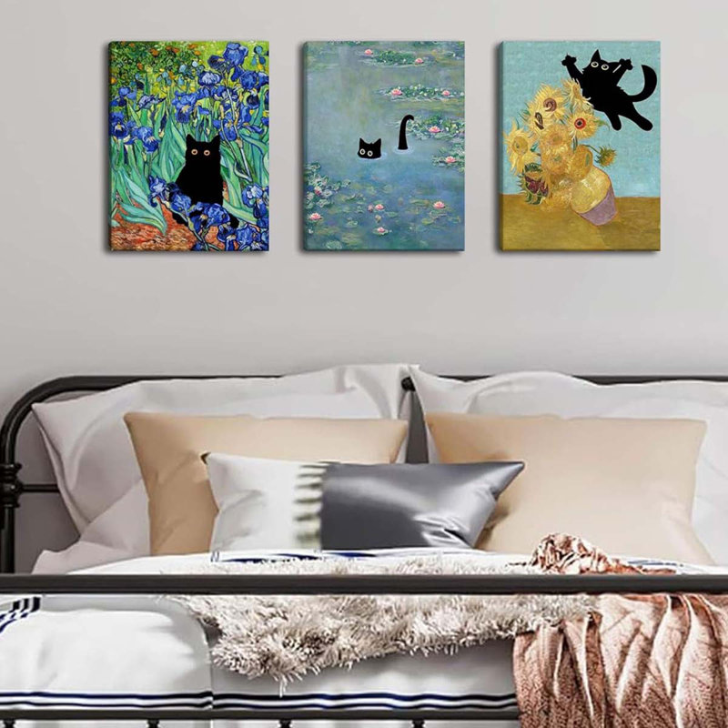 3 Piece Wrapped Canvas Print, 60" H x 40" W