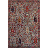 Transitional One-of-a-Kind Rectangle 4'2" X 6'1" Hand Knotted Area Rug