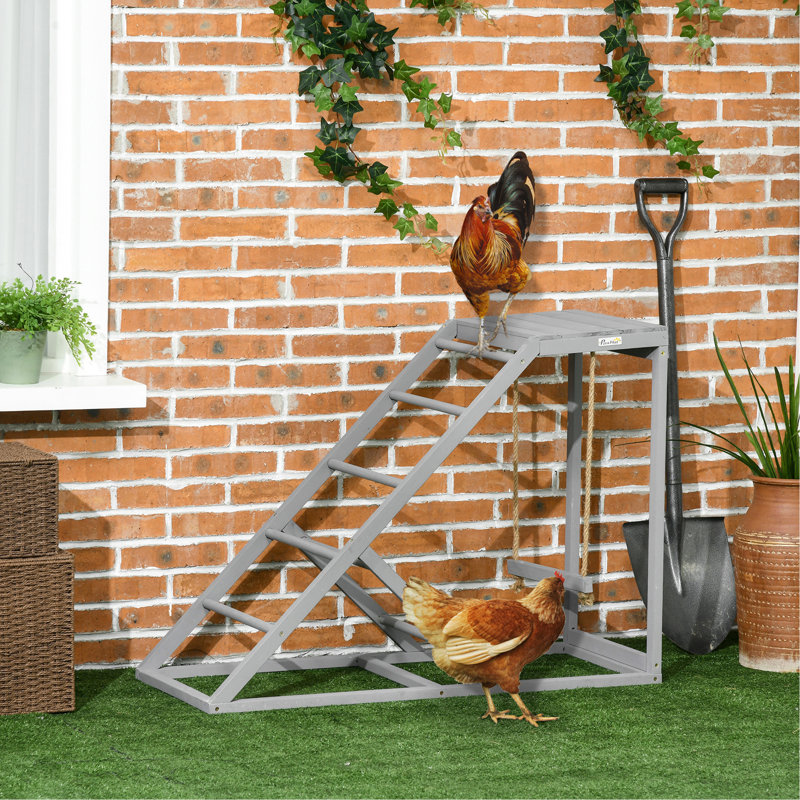Jeu de poules Pawhut, Gris