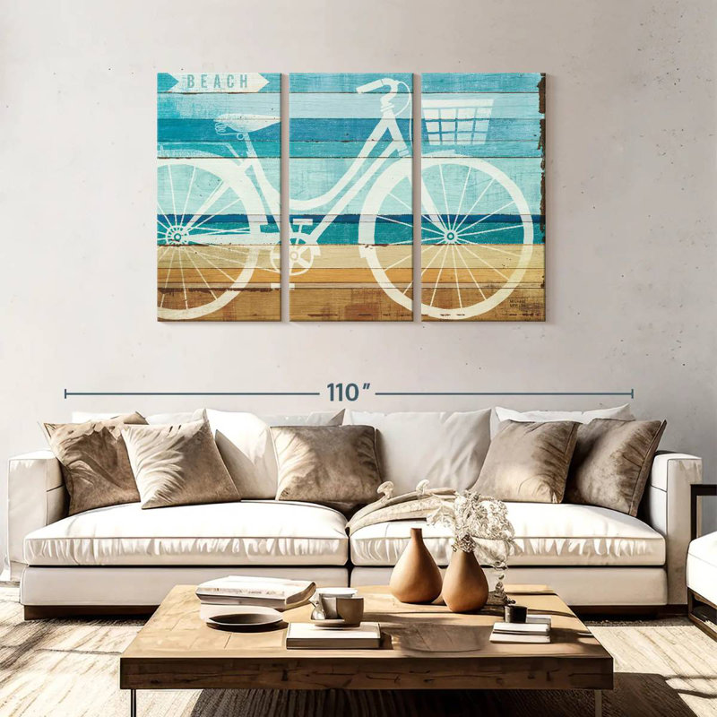 Mehar Beachscape Cruiser I, 48" H x 74" W