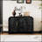 Retro Minimalist Curved Sideboard with Gold Handles and Adjustable Dividers for Living Room-24774366