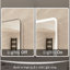 Miroir mural de salle de bain Fog Led-1651810631