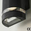 Outdoor Square Wall Light, Black GU10 Exterior Sconce, Waterproof Patio Porch Lamp 10 Inch/26cm