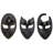 3 Piece Carnival Mask Wall Décor Set
