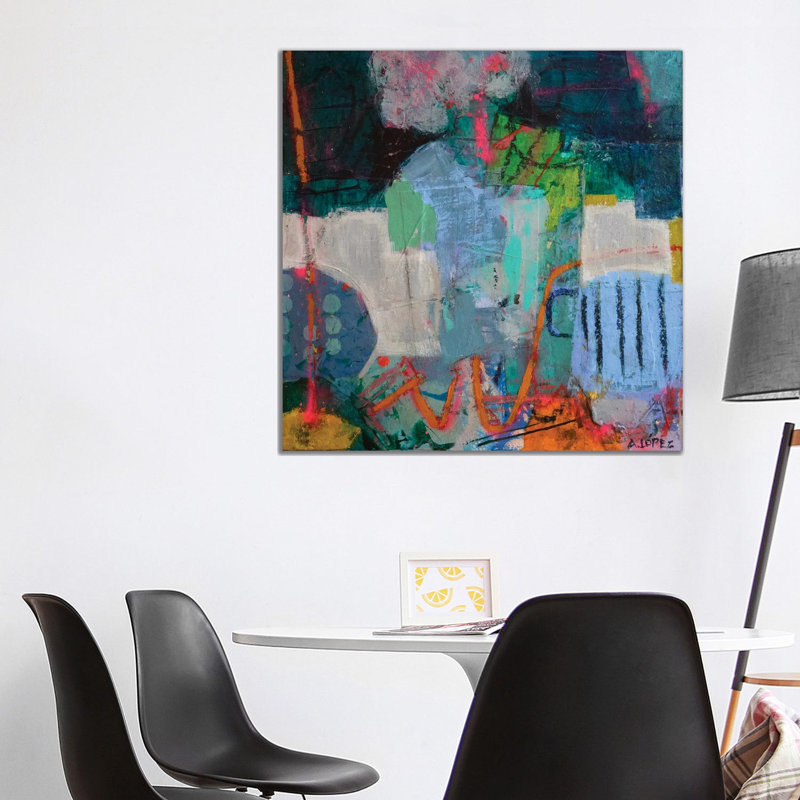 «The Blue», reproduction d'art mural, H 37 po x l 37 po, Toile tendue, Ne s’applique pas
