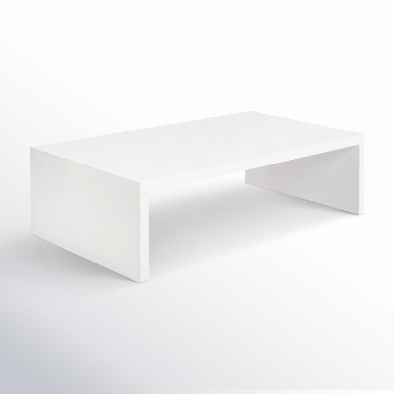 Table basse Carson, Blanc