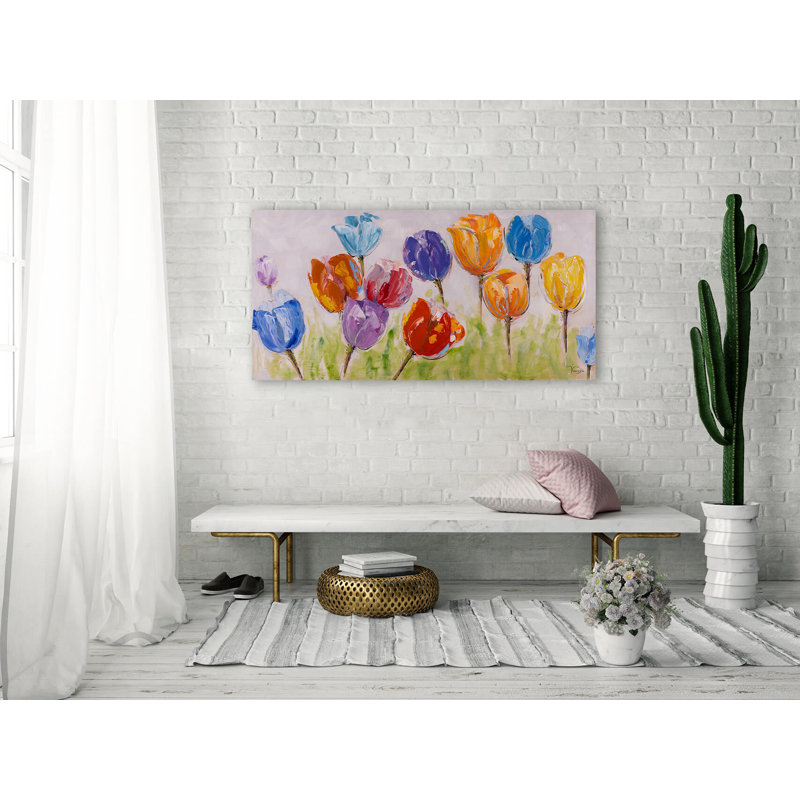 Flowers of Joy Hand Painted Acrylic Painting