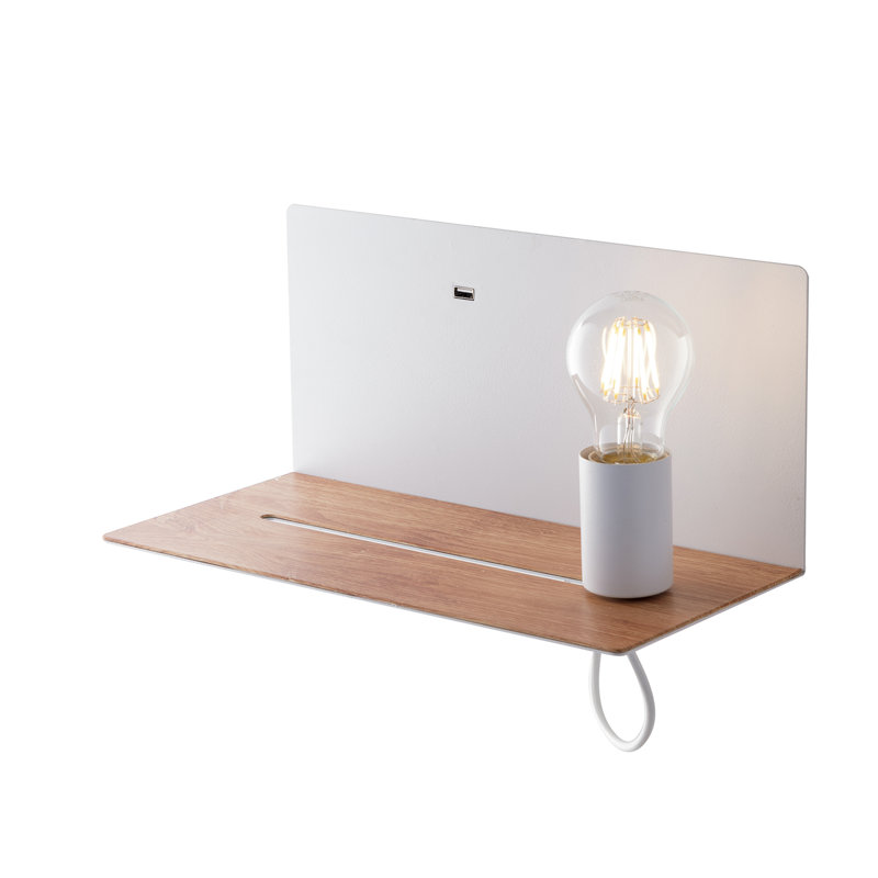 Cannin Aluminium (hammered) Corner Wall Light