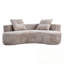 Canapé 3 places avec 2 coussins-2054519534