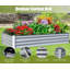 Lit de jardin polyvalent en métal pour les plantes et le jardinage-1032284490-1032284491