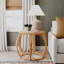 Savannah Woven Rattan Round End Table