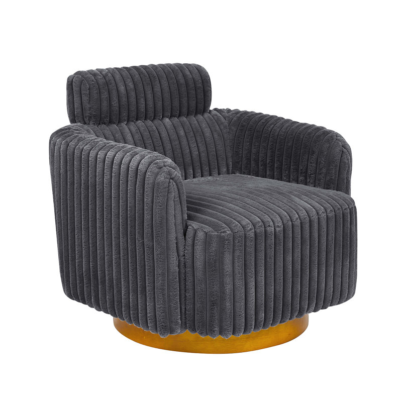 Fauteuil pivotant Luxe, Gris