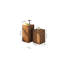 Table d'appoint carrée en bois naturel-727202530