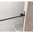 Frameless Shower Door 44-48"W X 76" H, 1/4 "(6 Mm) Clear Tempered Glass, Explosion Proof Film, Stainless Steel Handle-123404486