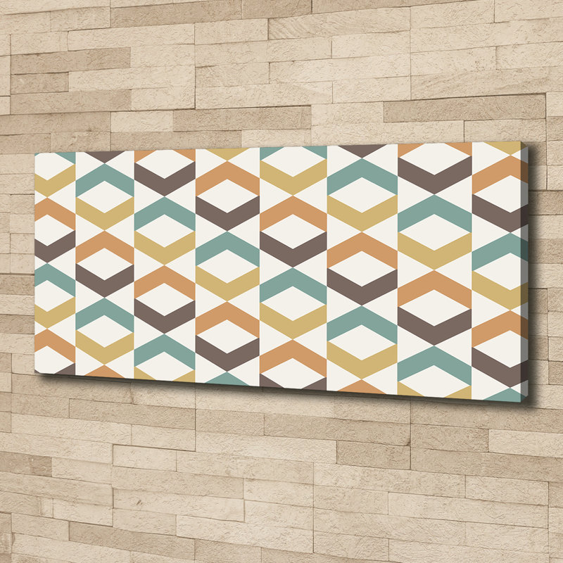 Retro Background - Wrapped Canvas Print