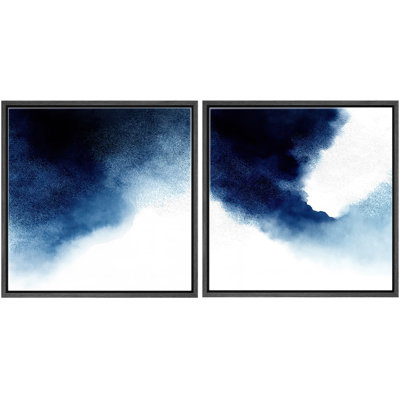 2 pièces, reproduction d'art sur toile encadrée pour une décoration moderne