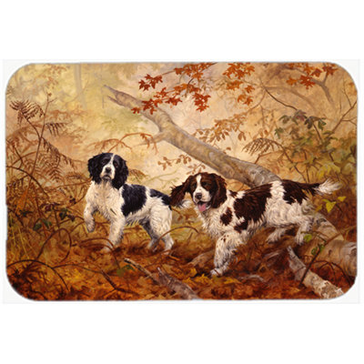 Caroline's Treasures Springer Spaniels Glass Cutting Board