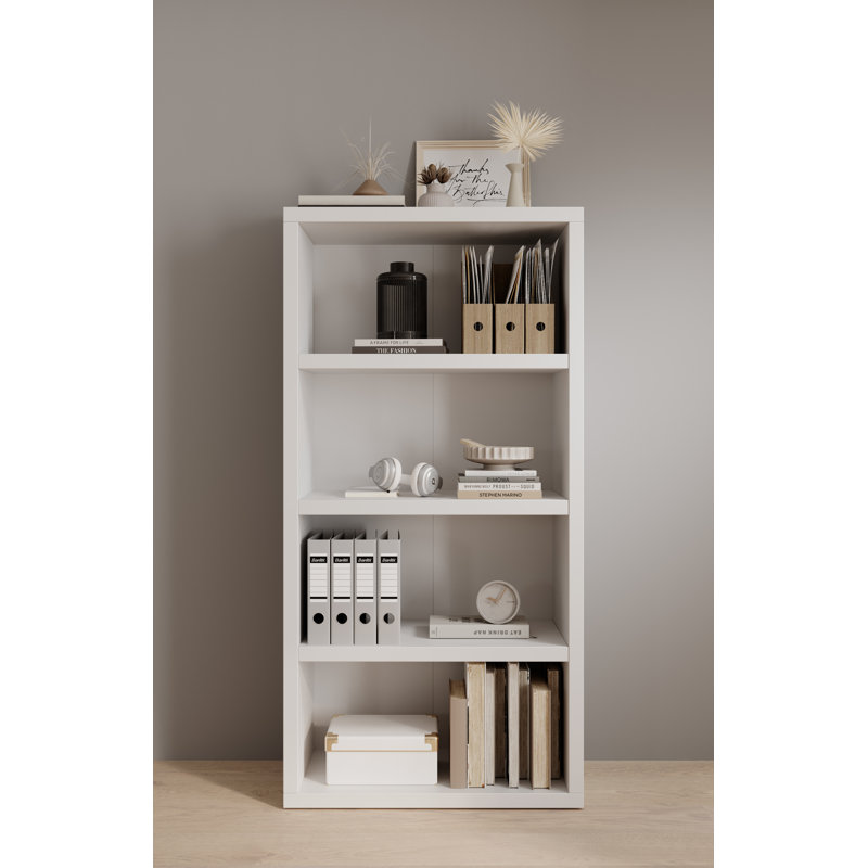 Mackensy 162cm H Bookcase, 162cm H x 80cm W x 38cm D