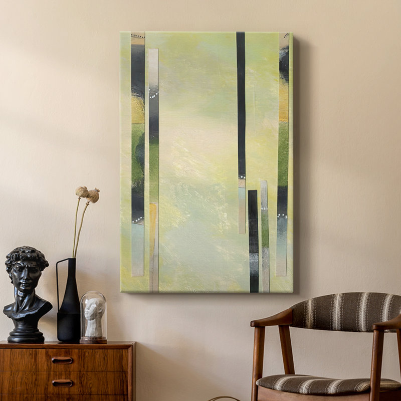 Neutral Assemblage IV -Custom Wrapped Gallery Cavas