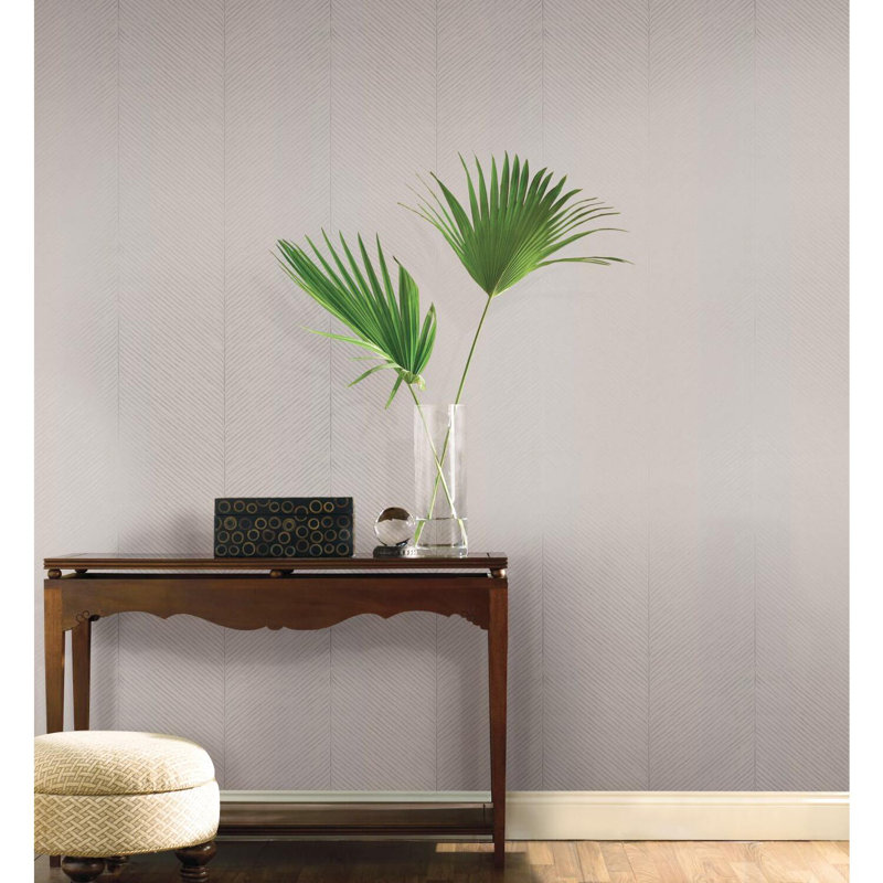 Papier peint Palm Palm, Gris / argent