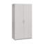 Grande armoire modulaire en bois blanc avec tablettes ouvertes Suite Style - Solution de rangement de chambre à coucher personnalisable
