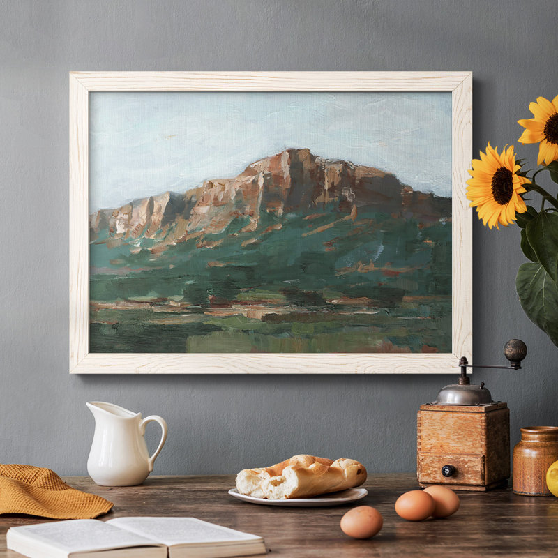 «Heading West II», reproduction d'un cadre photo sur toile, Cadre blanc, H 22 po x l 32 po x P 1,5 po