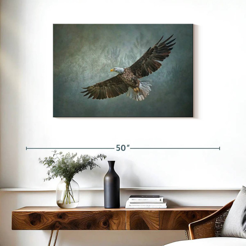 Brampt Majestic Flying Eagle, 24" H x 36" W