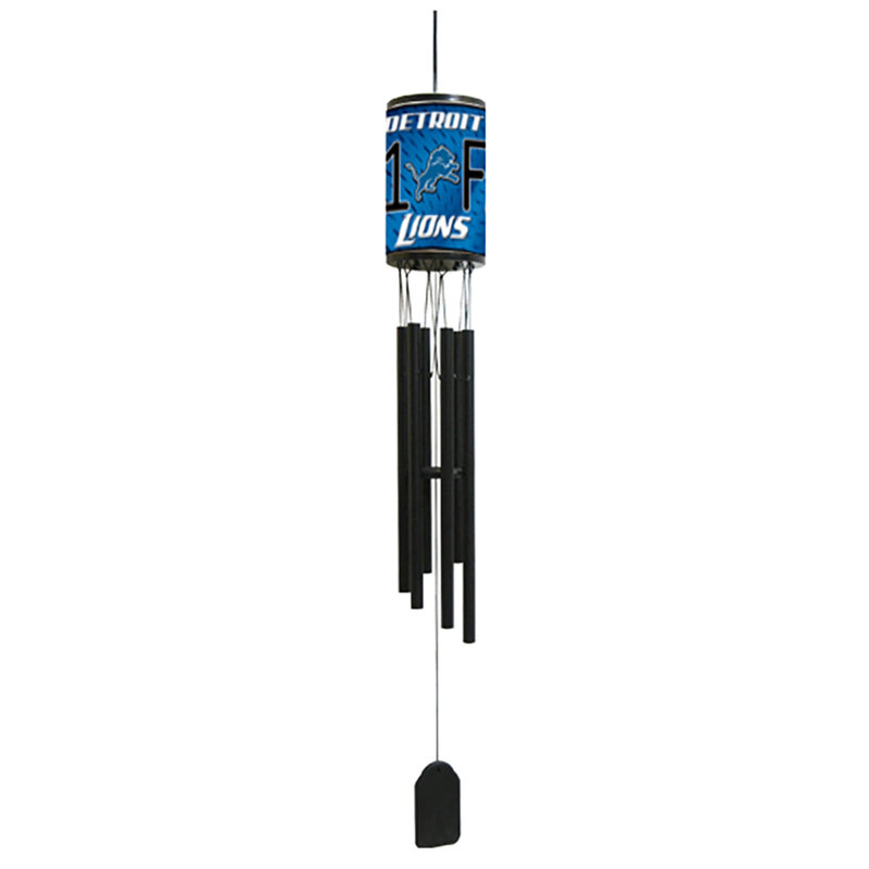 NFL Metal Sports Wind Chime, Detroit Lions