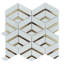 Natural Dorato Starwhite 12" x 12" Marble Mosaic Tile