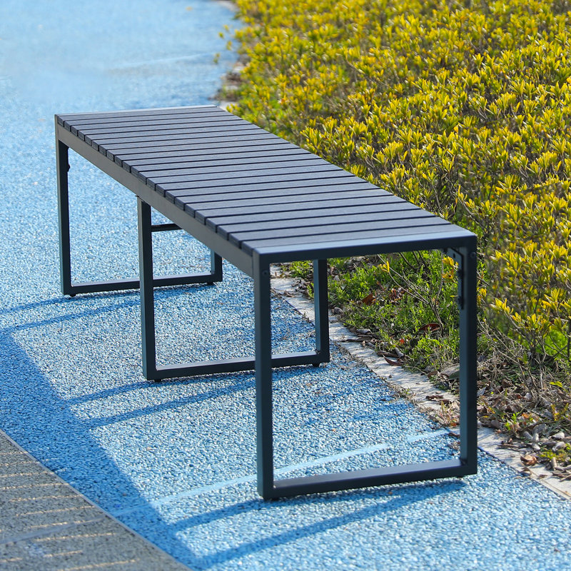 Iron Garden Bench, 45cm H x 180cm W x 40cm D