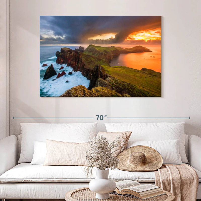 Gillard Madeira Island Cliff, H 32 po x l 48 po
