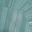 Rouleau de papier peint texturé à lignes géométriques bleu turquoise