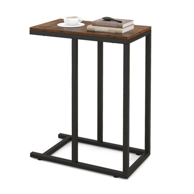 C-Shaped End Table For Couch And Bed 64 CM High Sofa Side Table