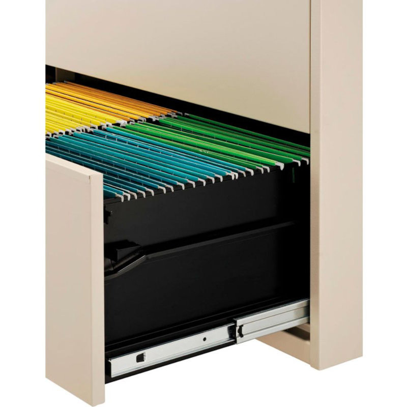 36'' Wide Putty Steel 5-Drawer File Cabinet