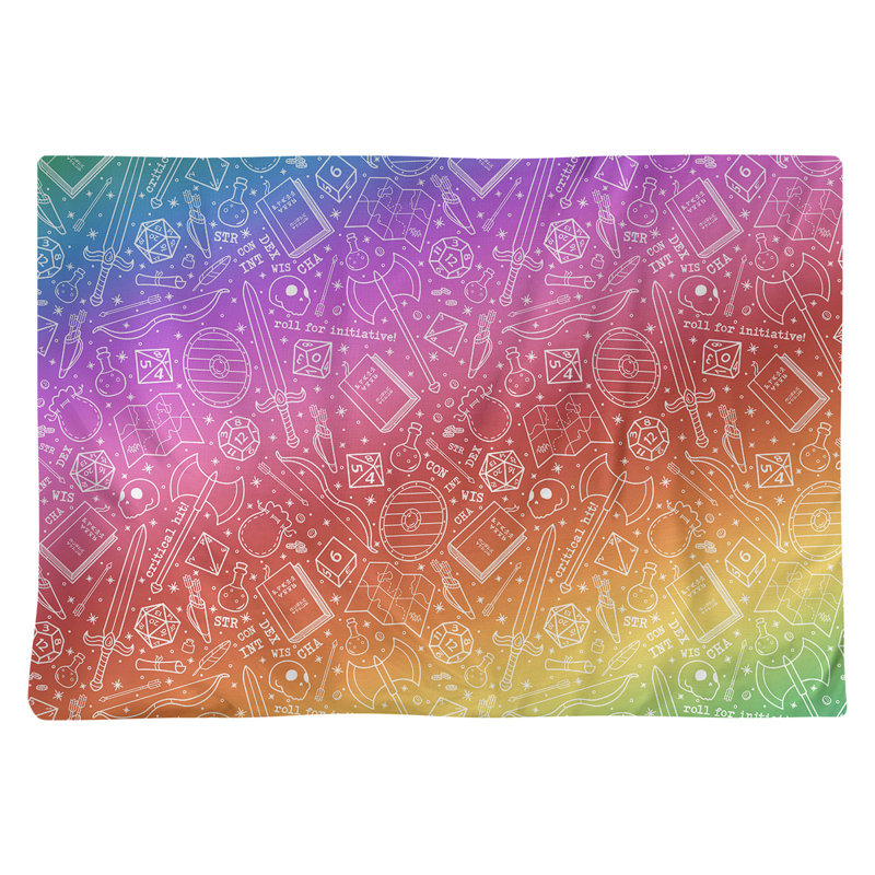 Katelyn Elizabeth Cotton Abstract Rectangle Placemat, Red/White/Green