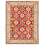 Tapis rouge foncé Malci Gazni 5 pi 7 po x 7 pi 10 po
