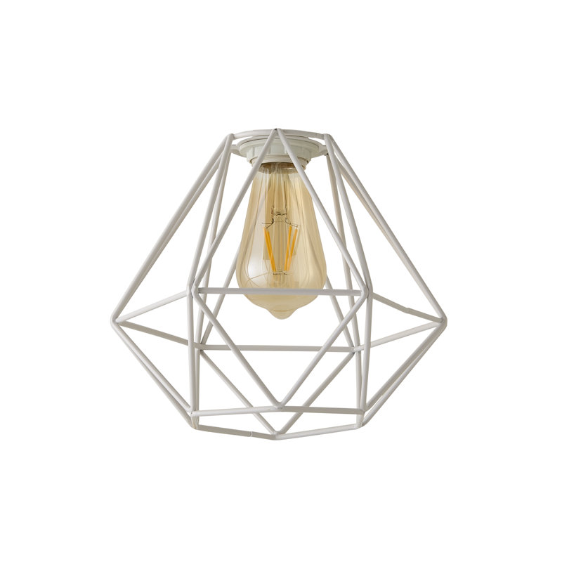 20cm H Metal Novelty Pendant Shade ( Screw On ), White