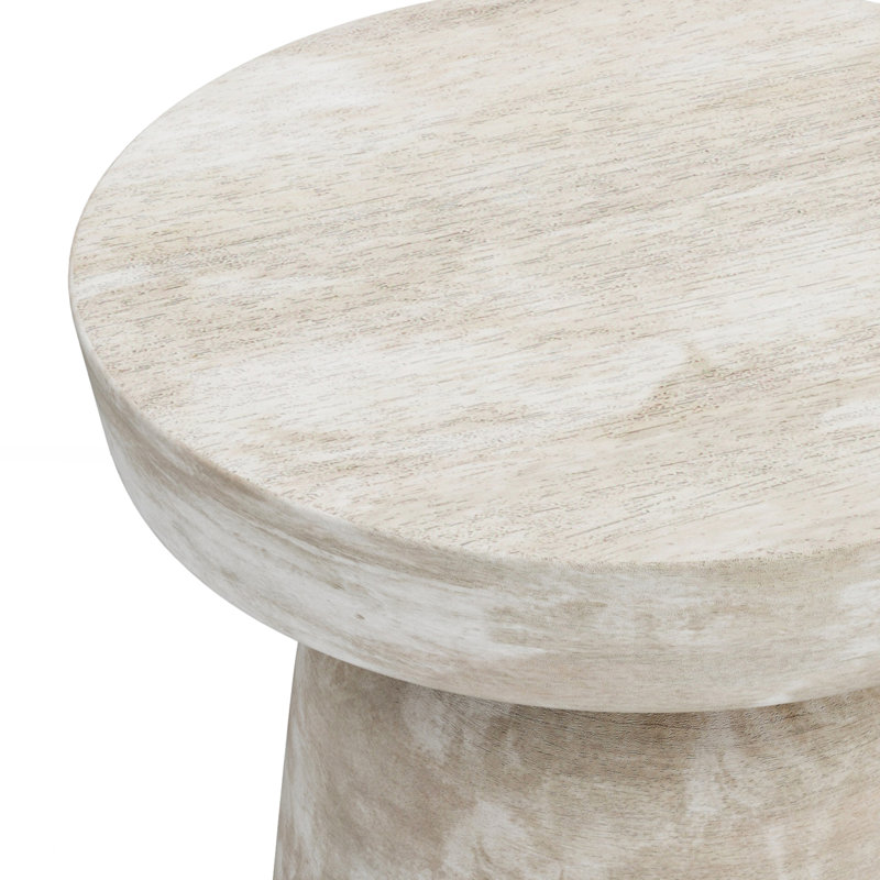 Robbie - Table d'appoint - Blanc délavé