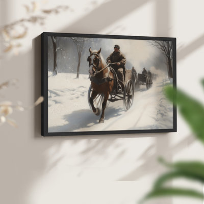 Chirstmas Art-MIV - Reproduction encadrée - Restickable