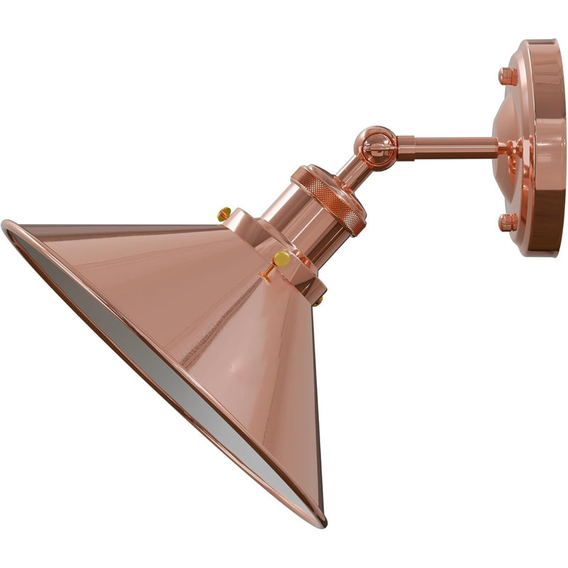 Armed Sconce, Rose Gold