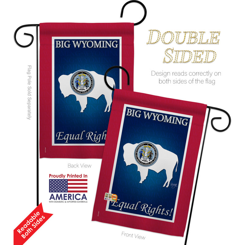 Ensemble de 2 côtés 1 pi 7 po x 1 pi 1 po wyoming americana statements