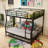 Metal Frame Full XL Over Queen Size Bunk Bed With Trundle-423971499