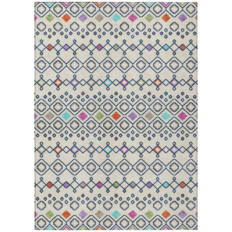 Aleighna Area Rug with Non-Slip Backing