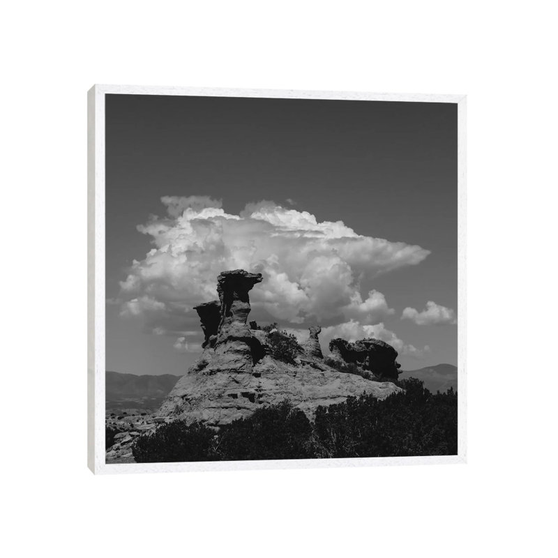 The High Road To Taos by Bethany Young - Print on Canvas, 66.04cm H x 66.04cm W x 3.81cm D, White Framed