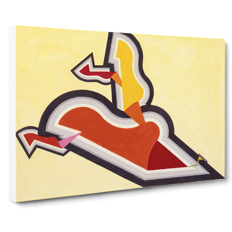 Study In Rhythm by Joseph Schillinger - Wrapped Canvas Painting, 35cm H x 50cm W x 3cm D